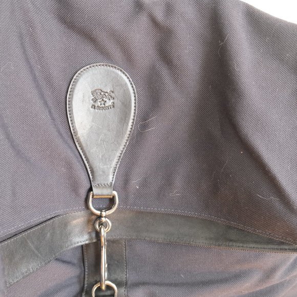 Il Bisonte Leather and Canvas Backpack - Picture 2 of 4